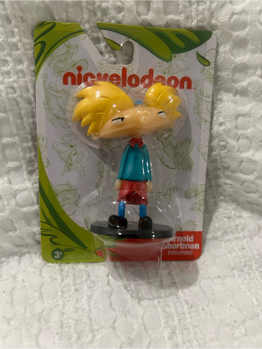 Nickelodeon Arnold Shortman Figurine - Yellow, Blue & Red